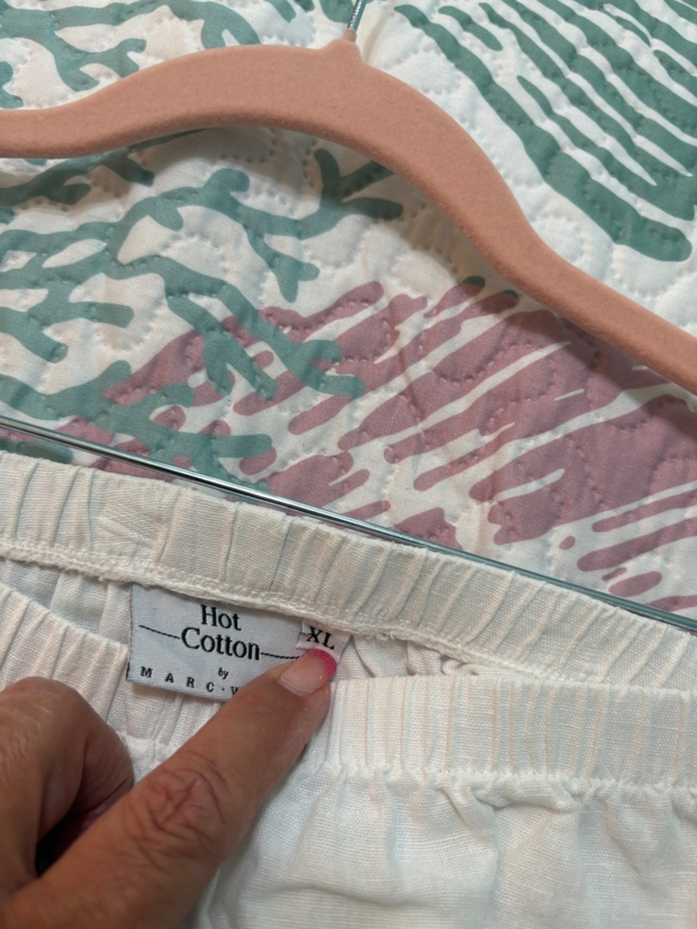 Hot cotton wide leg pants - Picture 3 of 3